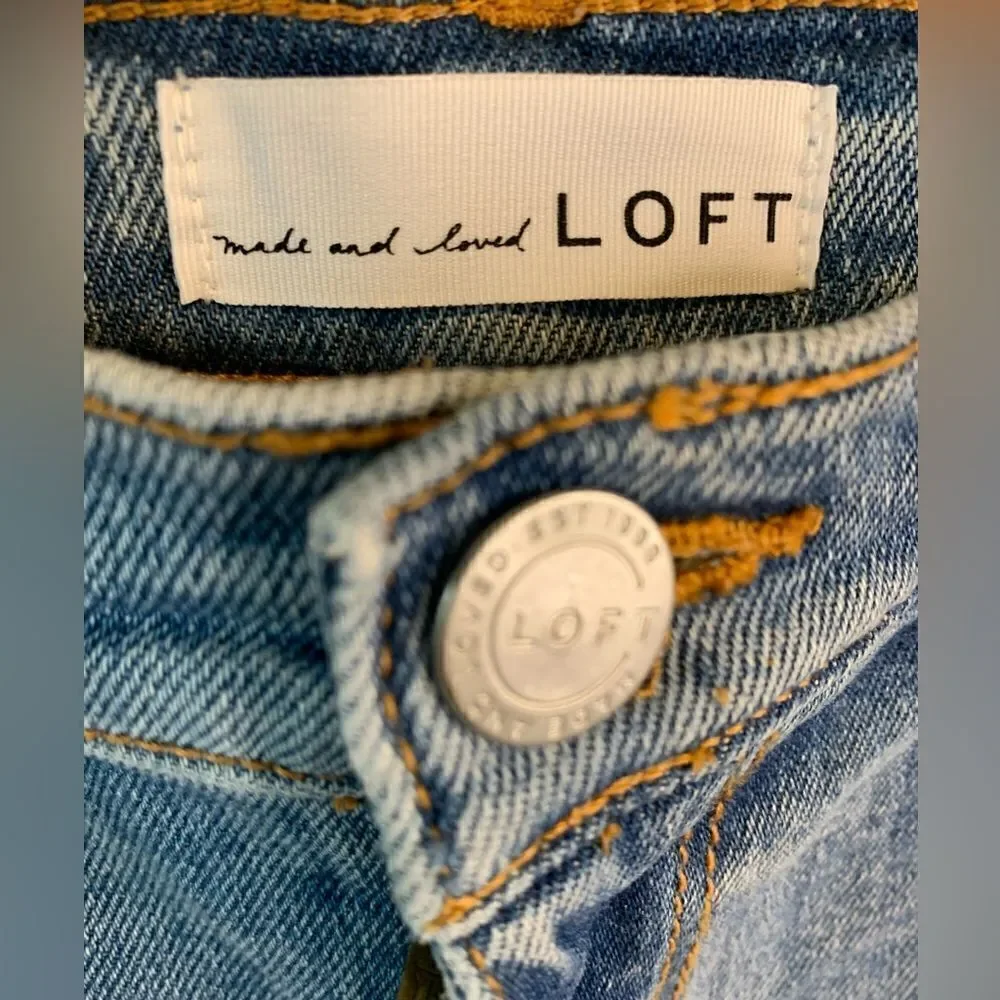 Loft modern skinny crop size 8‎